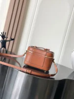 Ladies' Fashion Genuine Leather Bag Makeup Box Bags Shoulder Bag Chain Small Square Bags Wallet - Image 3