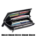 yuanyu new crocodile handbags import crocodile male wallet long bag Hand caught wallet - Image 4