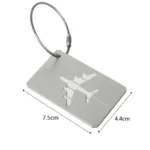 Fashion Metal Travel Luggage Tags Baggage Name Tags Suitcase Address Label Holder Aluminium Alloy Luggage Tag Travel Accessories - Image 6