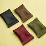 2024 New Fashion Leather Long Pocket Key Wallet Keyring Coin Purse Women Men Small Short Money Change Bag Little Card Holder