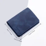 Men/Women Fashion Wallet ID/credit Card Holder Wallet for Men Multi-Card BagHolder Two Fold Small Wallet Black/gray Coin Purse - Image 3
