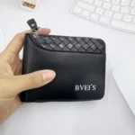 1 Pc Leather Men’s Wallet Luxury Mens Purse Male Zipper Card Holders with Coin Pocket Rfid Wallets Gifts for Men Money Bag - Image 2