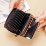 Lonny New Change Card Holder Cross-Border Supply Women Buckle Coin Purse 4-Inch Zip-up Clip Clutch - Image 4