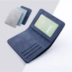 Men/Women Fashion Wallet ID/credit Card Holder Wallet for Men Multi-Card BagHolder Two Fold Small Wallet Black/gray Coin Purse