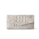 mokafu crocodile female Fold wallet new fashion contracted large capacity leisure long women clutch bag women wallet