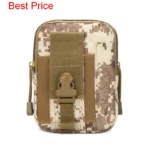 80Pcs M'ilitary Fans' Tactical Waist Bag Hanging Outdoor Sports Tactical Belt Waist Bag Wearing Belt Zero Wallet 5.6-inch Mobile