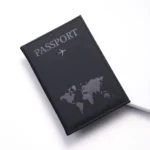 Lover Couple Passport Cover Simple Plane Case Holder Women Men PU Wallet Travel Wedding Passport Holder Fashion Wedding Gift