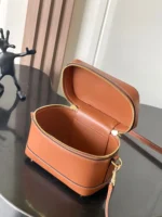 Ladies' Fashion Genuine Leather Bag Makeup Box Bags Shoulder Bag Chain Small Square Bags Wallet - Image 6