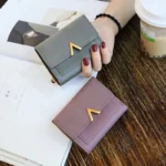 Leather New Women Purse Small Short Leather Wallet Luxury Brand Mini Female Fashion Wallets And Purse Credit Card Holder - Image 4