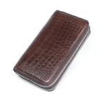 Men's Genuine Leather High Quality Luxury Business Wallet Trend Double Zipper Clip Bags Leisure Clutch Bag Fashion Black Purse - Image 2