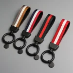 Luxury Lambskin Car Key Chain High-quality for Key Rings Holder Artificial Leather Alcantara Bag Pendant Charms Xmas Gift Couple - Image 2