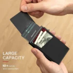 Anti-theft Cards Protectors Card Holder Minimalist Smart Wallet RFID Protection Aluminum Metal Box Cardholder Case Porte Carte - Image 6