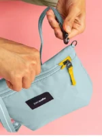 Pacse Anti-Theft Crossbody Bag Travel Document Bag for International Travel Secure Wallet for Passport And Personal Items - Image 4