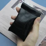 2024 New Fashion Leather Long Pocket Key Wallet Keyring Coin Purse Women Men Small Short Money Change Bag Little Card Holder - Image 5